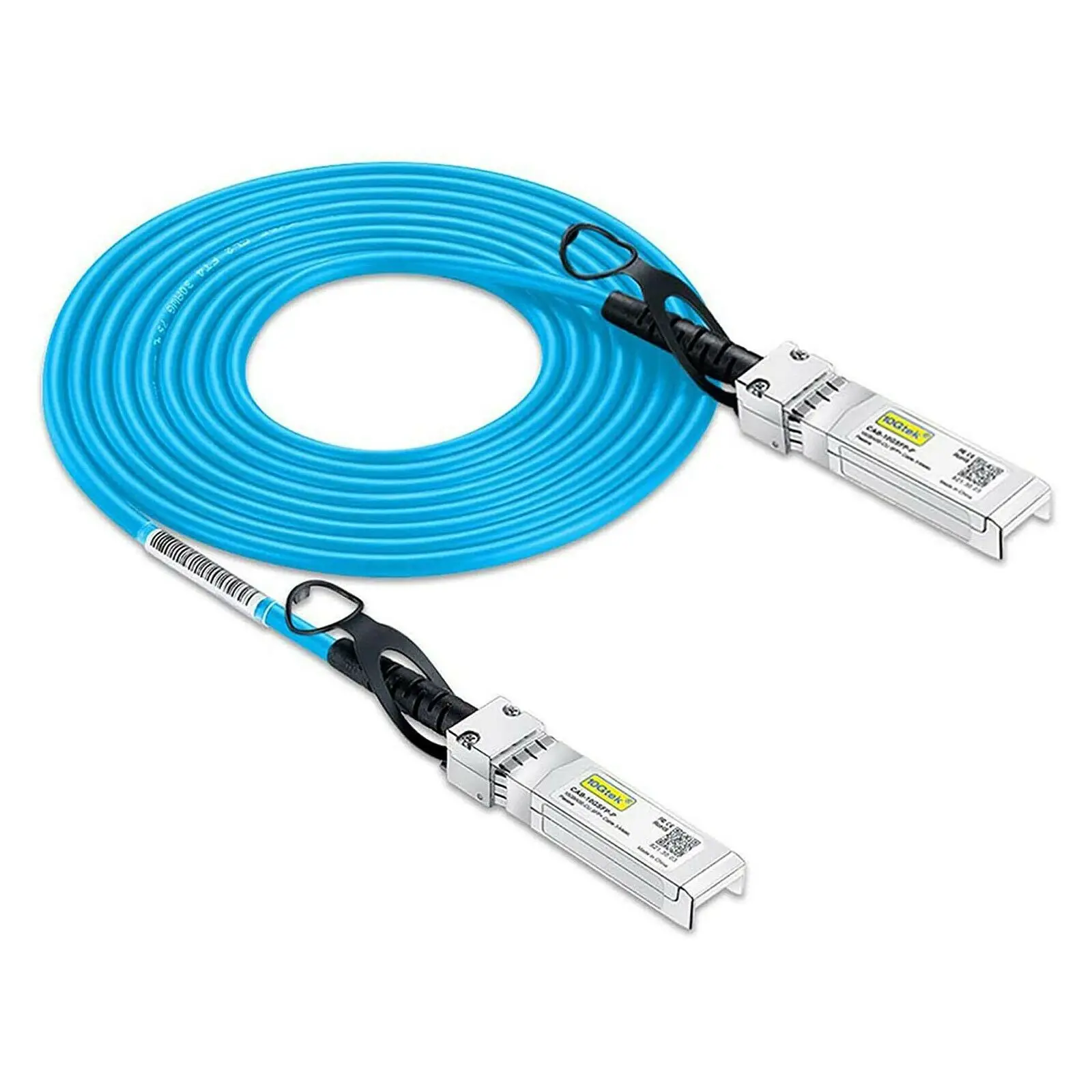 

[Blue] Colored 10G SFP+ DAC Cable - Twinax SFP Cable for Cisco SFP-H10GB-CU2M, Arista, Ubiquiti,D-Link, Netgear,2-Meter(6.5ft)