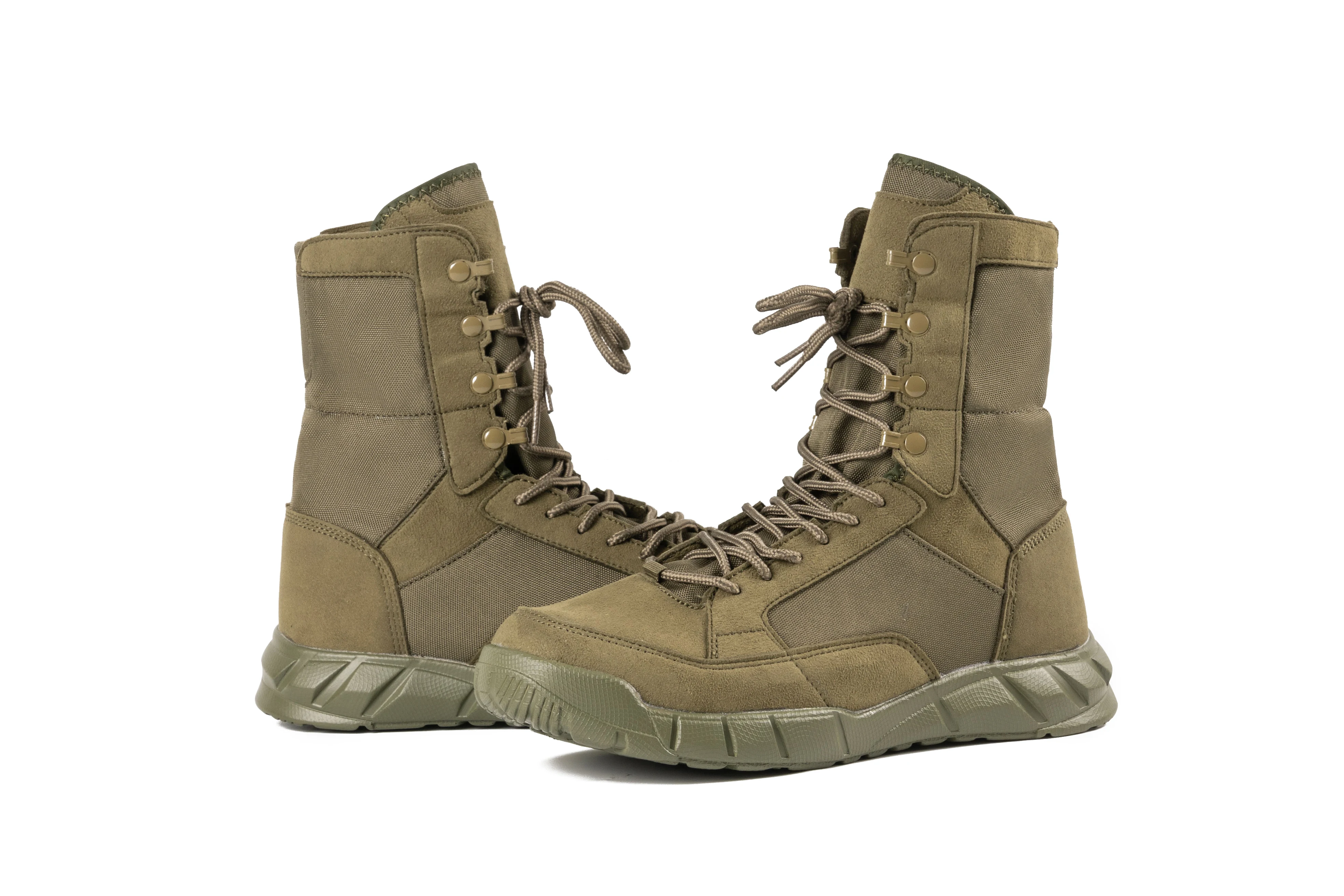 Made In China Light Style Green Tactical Hiking Training Boots Unisex