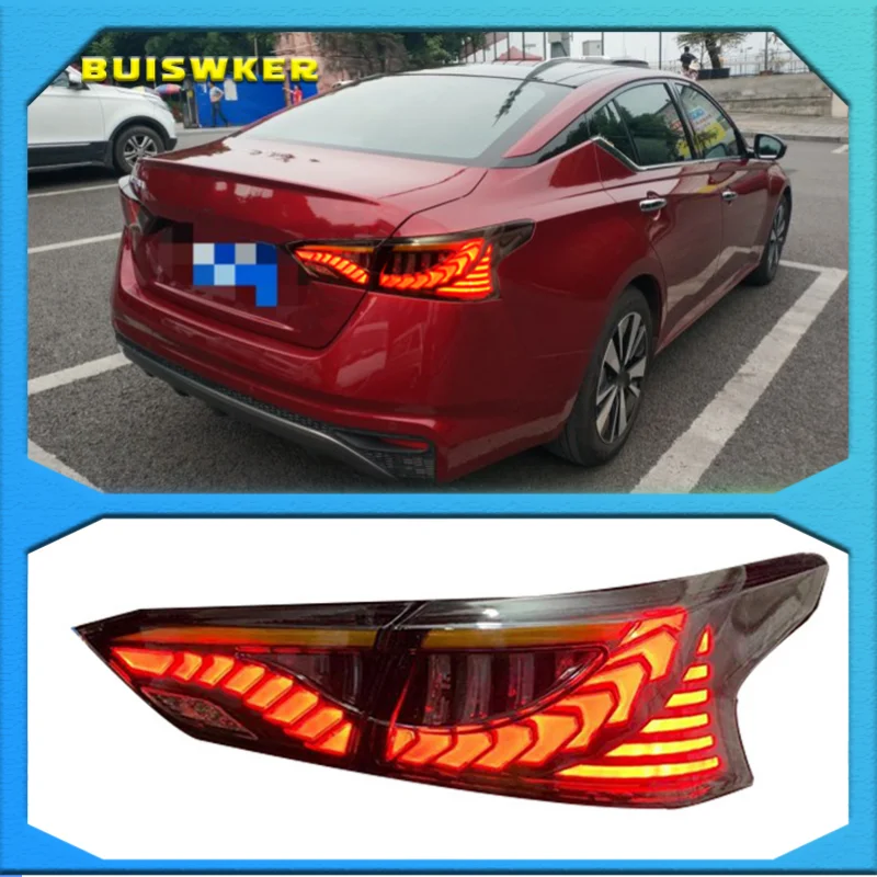 

Car LED Taillight Tail Lights For Nissan Altima Teana 2019 - 2021 Rear Lamp DRL + Turn Signal + Reverse + Brake LED Lights