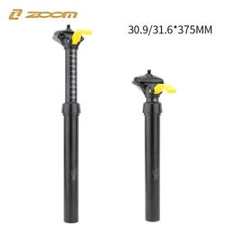 ZOOM MTB Suspension Telescopic Seatpost 30.9/31.6Bicycle Shock Absorber Adjustable Seat Post Bike Saddle Rod Aluminum Tube