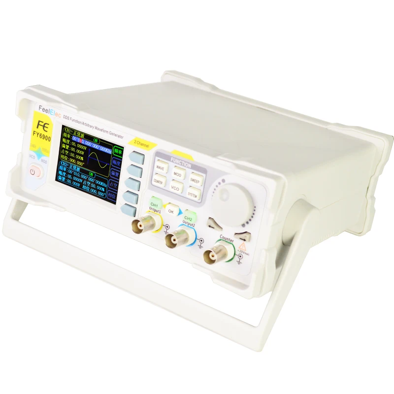 FY6900 15-100MHz Dual Channel DDS Function Arbitrary Waveform Pluse Signal Generator VCO Frequency Sweeper Counter