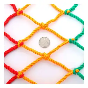 Nylon colorido Mesh Safety Net, janela varanda, escadaria, Deck, campo de futebol, proteção de vedação, bebê, gato, cão, Anti Falling Net 6 principais vendas cercado criança - №6