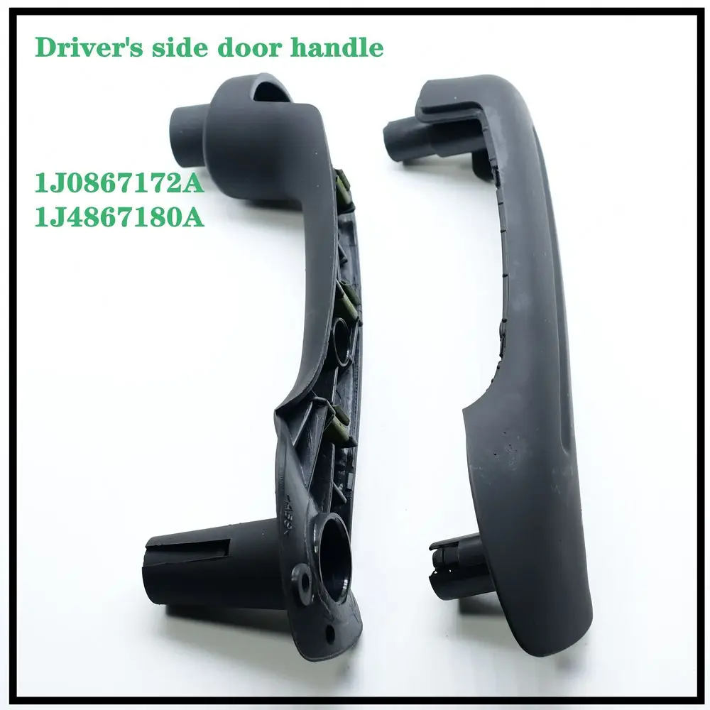 Left Black driving side Door Handle  1J4867180A 1J0867172A For Golf 4 Bora Jetta MK4