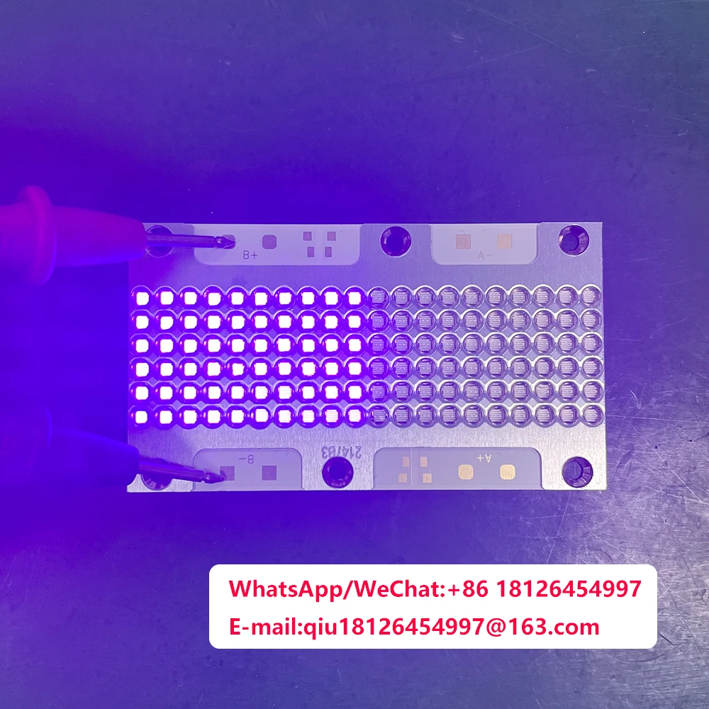 Módulo de lámpara de curado UV LED, accesorio de bricolaje, módulo emisor de luz de 200W para tinta UV y barniz, lámpara de curado rápido