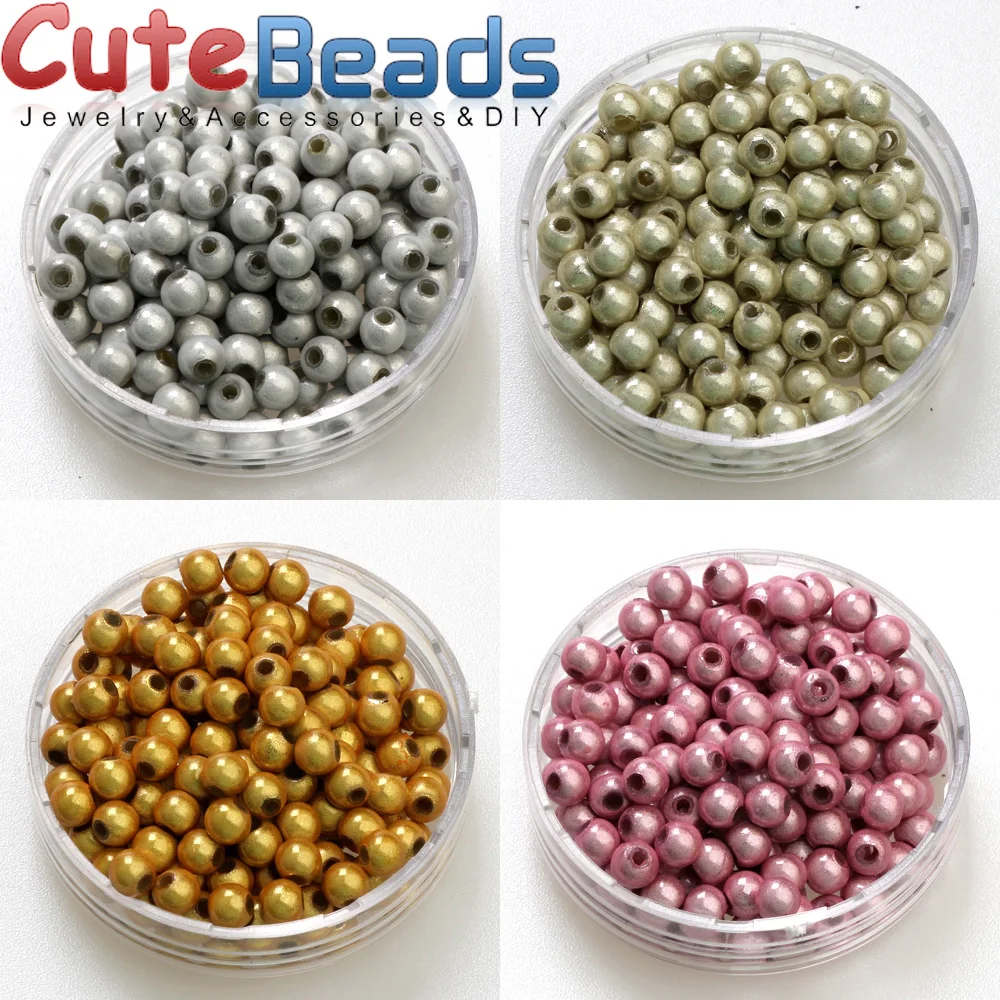 4/6/8 /10mm Mixed Color 3D Fantasy Miracle Beads Acrylic Spacer Beads Fantasy DIY Jewelry Making