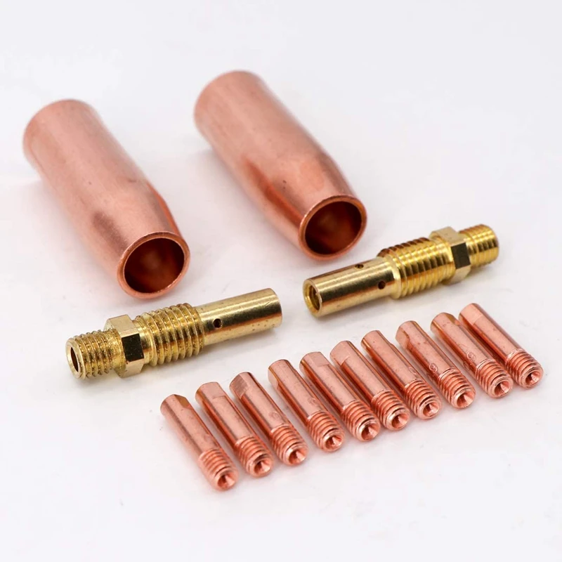 14Pcs Mig Welding Torch Accessories Kit for Tweco Mini /1 & Lincoln Magnum 100L MIG Welder Nozzle Tip Kit