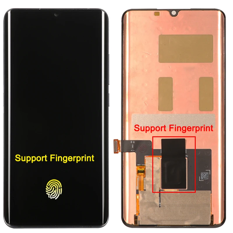 Mi Note 10 Pro Display For Xiaomi Mi CC9 Pro LCD Frame Amoled Mi Note10 Lite M1910F4G Display Touch Screen Digitizer