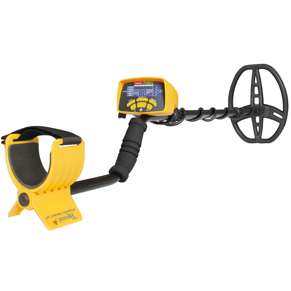 Imagem -04 - Detectores de Metais Profissionais Md6450 Detector de Ouro Treasure Hunter Finder Backlight de Longo Alcance Cinco Modos de Detecção