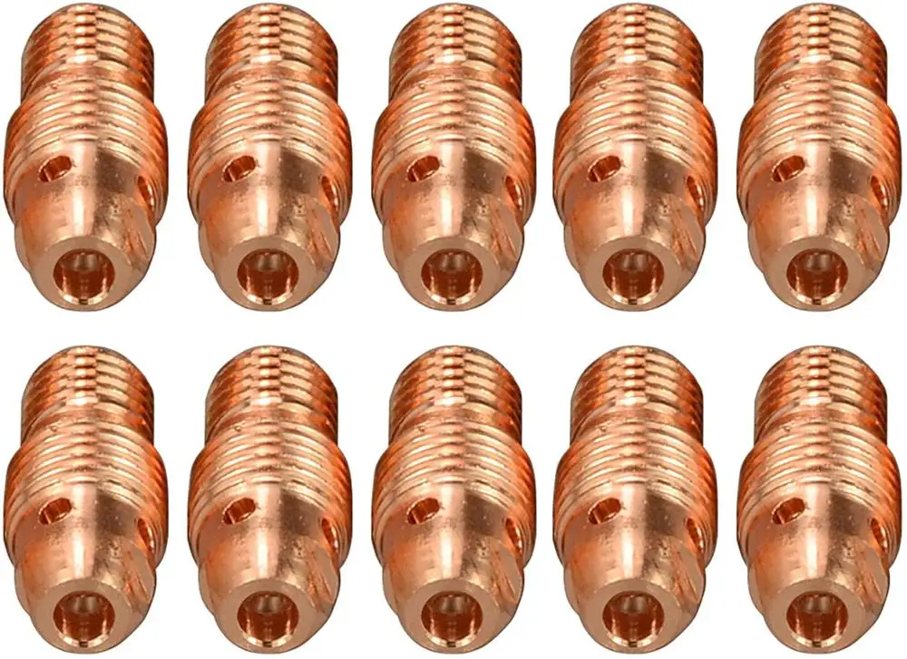 

13N29 TIG Collet Body 3.2mm Fit SR PTA WP 9 20 25 TIG Welding Torch 10pk