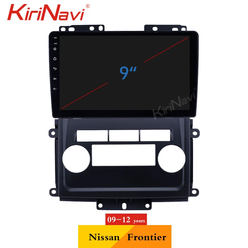 KiriNavi-Radio de coche Android 13 para Nissan Frontier Xterra 2009-2012, navegación GPS automática, Carplay estéreo, DVD, ESTÉREO