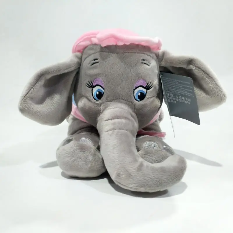 Free Shipping 25cm Original Dumbo Elephant Appease Plush Toys Stuffed Animals Soft Boy Doll