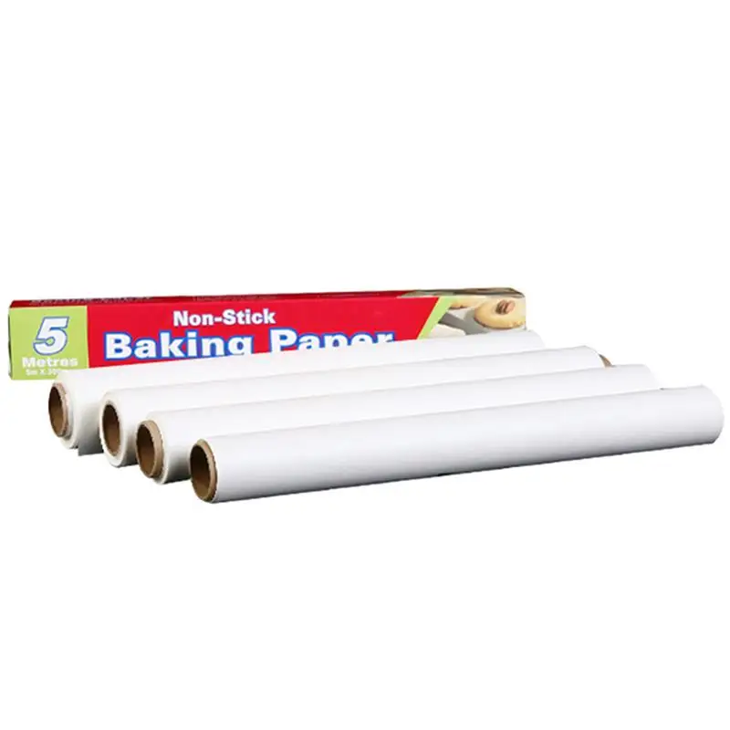 5M*30cm Baking Paper Baking Tools Food Grade Grease Paper Bread Sandwich Burger Fries Wrappers Cookie Oilpaper