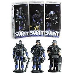 1/6 Scale Special Forces Figure 12'' 30CM Collectable SWAT Team Soldier Action Figures Movable Joint PVC Toys for Boys with Box