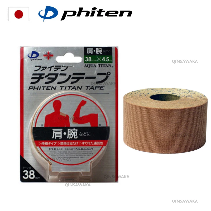 

MADE IN JAPAN PHITEN Titanium Power Tape Standard / X30 relieve aches tension control chronic knee pain curb pain no medcine