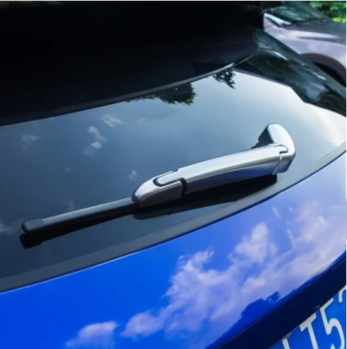 

Fit For Jaguar F-PACE 2016 Car Rear Tail Rain Wiper Nozzel Cover Trim Styling Sticker Car-covers 3Pcs/set