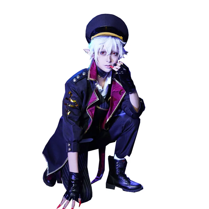 

Anime Mito Cosplay Costume Kuzuha Uniform Dresses with hat Christmas Halloween 110
