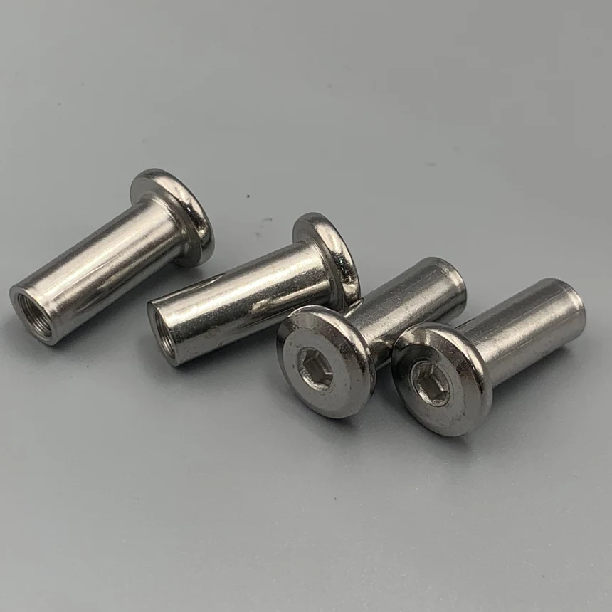 M6 M8 * * * * * * * 8Mm 10Mm 12Mm 15Mm 18Mm 20มม.304สแตนเลสสตีล Hypotenuse แบนหัว Hex ซ็อกเก็ตซ็อกเก็ต Inverted ลงด้านข้างเฟอร์นิเจอร์อ่อนนุช