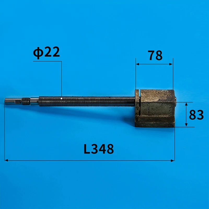 1PC New Nantong Grinder M618 Horizontal Screw Nut M618 Hand Grinder Y-Axis Horizontal Screw Copper Nut 348*22MM