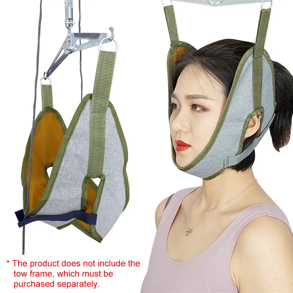 Cervical Traction Belt Over Door Neck Device Stretcher Vertebrae Recovery Adjustment Chiropractic Back Head Massager Relaxation