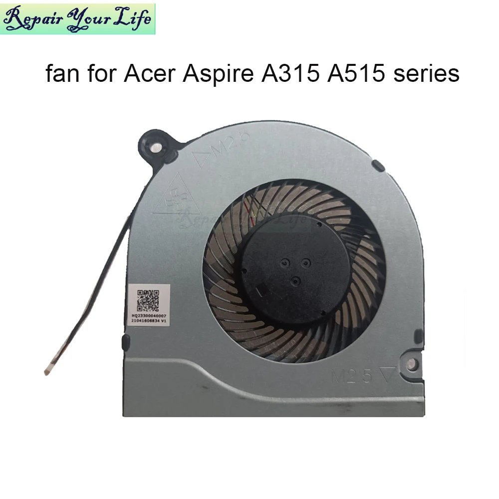 Nowy wentylator chłodnicy procesora do Acer Aspire A315 22 34 A315-41 42 A315-53 A315-55 55G A515-43 44 A515 52 A515-54G Wentylatory chłodzące