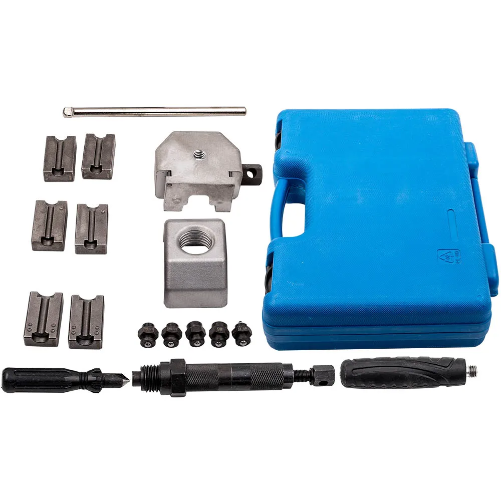 Hydraulic Double-Bender for Brake Lines Hydraulic Flaring Tool Kit 18-piece