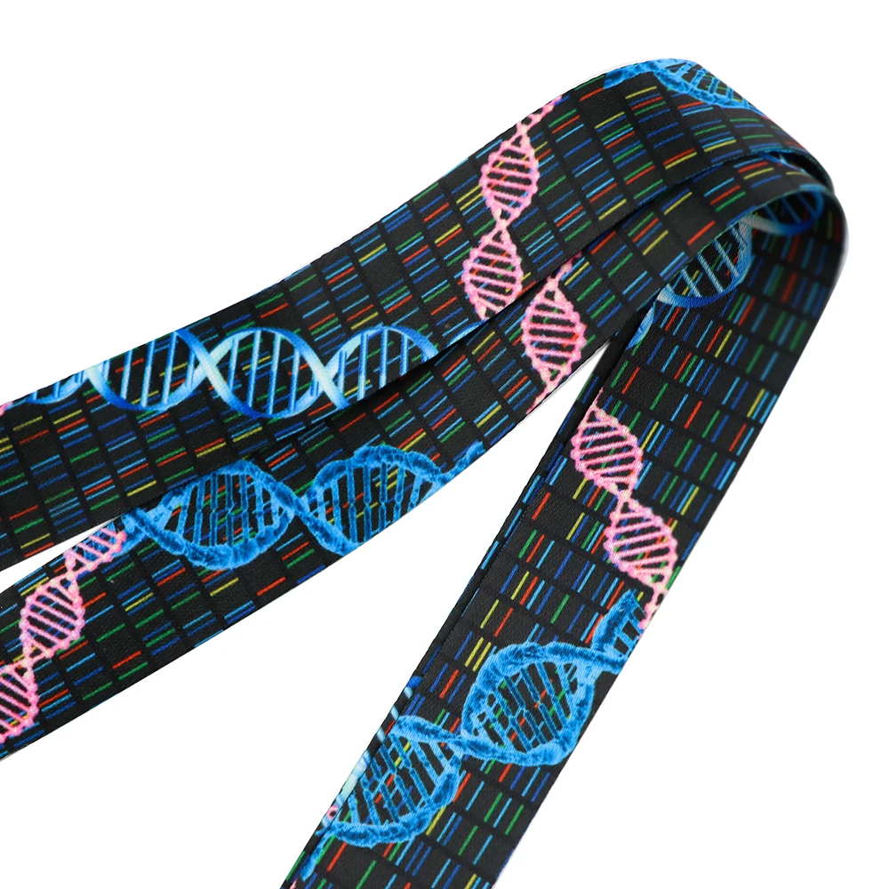 PF958 cordino Gene DNA per portachiavi coperchio carta d\'identità Pass studente cellulare porta Badge USB portachiavi cinghie accessori