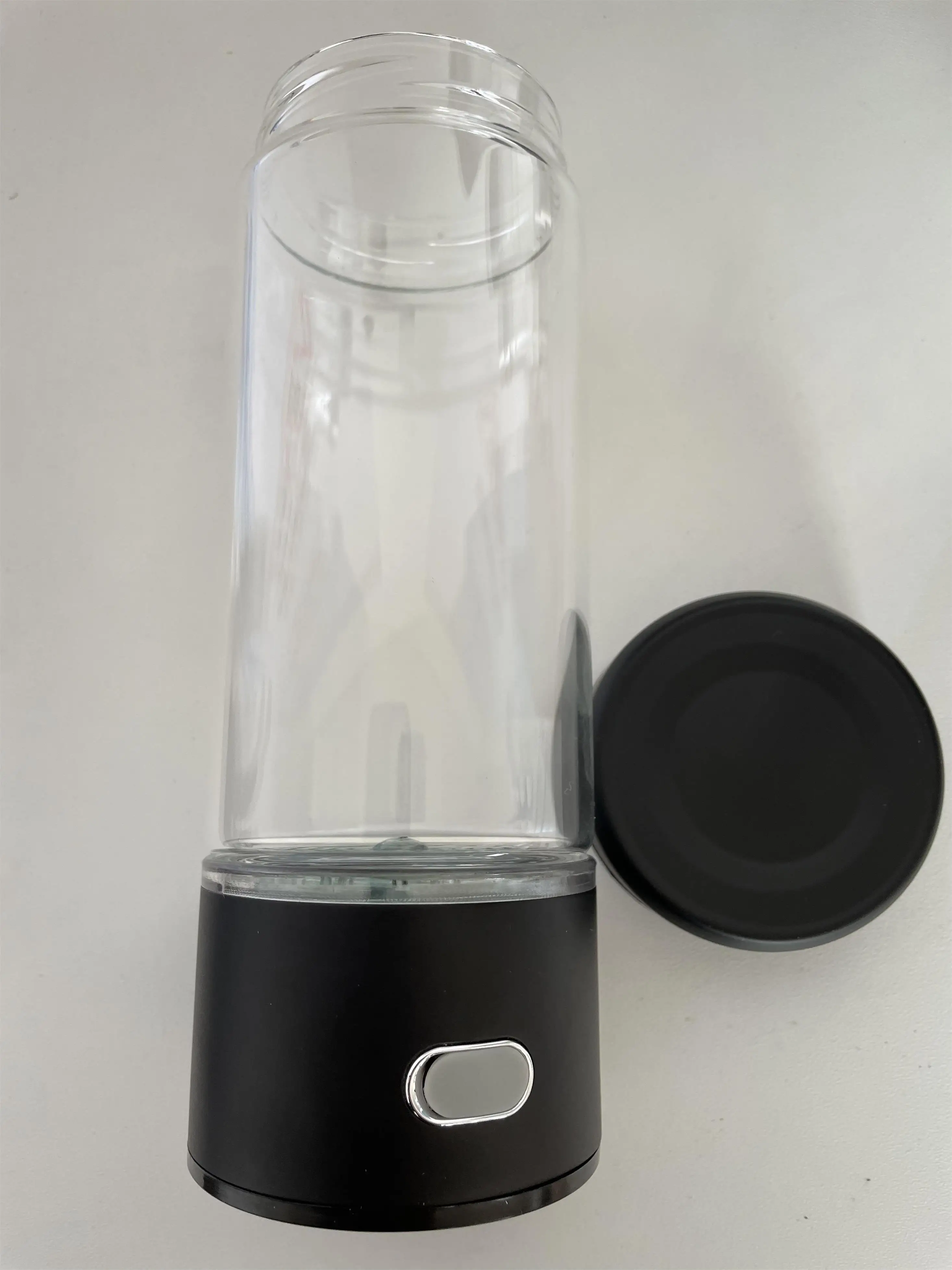 YenvK 500ML Hydrogen Water Generator Black Super Antioxidants Orp Hydrogen Bottle Hydrogen Water Bottle For Travel Office