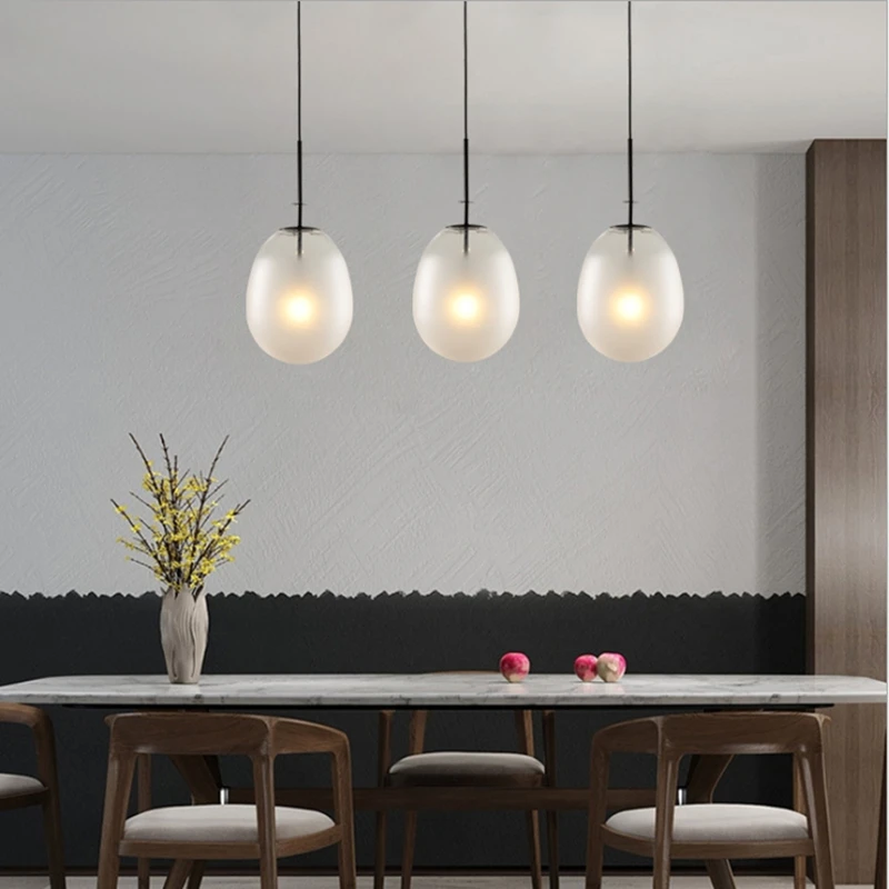 Post-Modern industrial pendant light Restaurant design Tempo Pendant Lamp Bedroom Bedside Bar Creative Fashion Art glass hall li