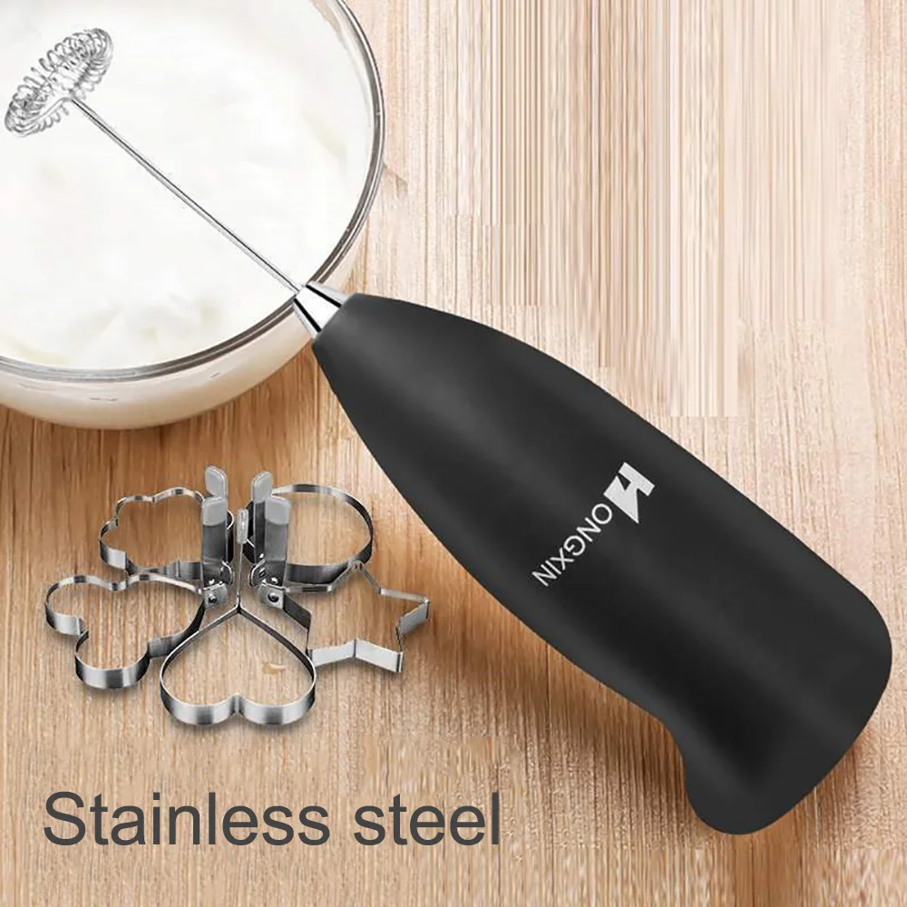 Electric Hand Mixer Mini Egg Tools Whisk Egg Beater Milk Frother Stainless Steel Coffee Stirrer Kitchen Accessories Mini Blender