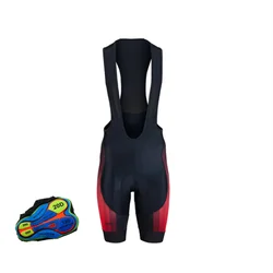 2021 Men's Cycling Shorts Bicycle Shorts Pants XXS-5XL Black MTB Bike Bicycle 20D Padded Bib Short Mens Elastic