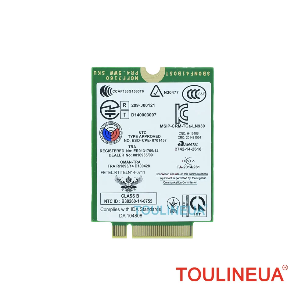 Imagem -03 - Telit Ln930 Dw5810e M.2 Twh3n Ngff 4g Lte Dc-hspa Mais Wwan Placa de Rede sem Fio para Local 11