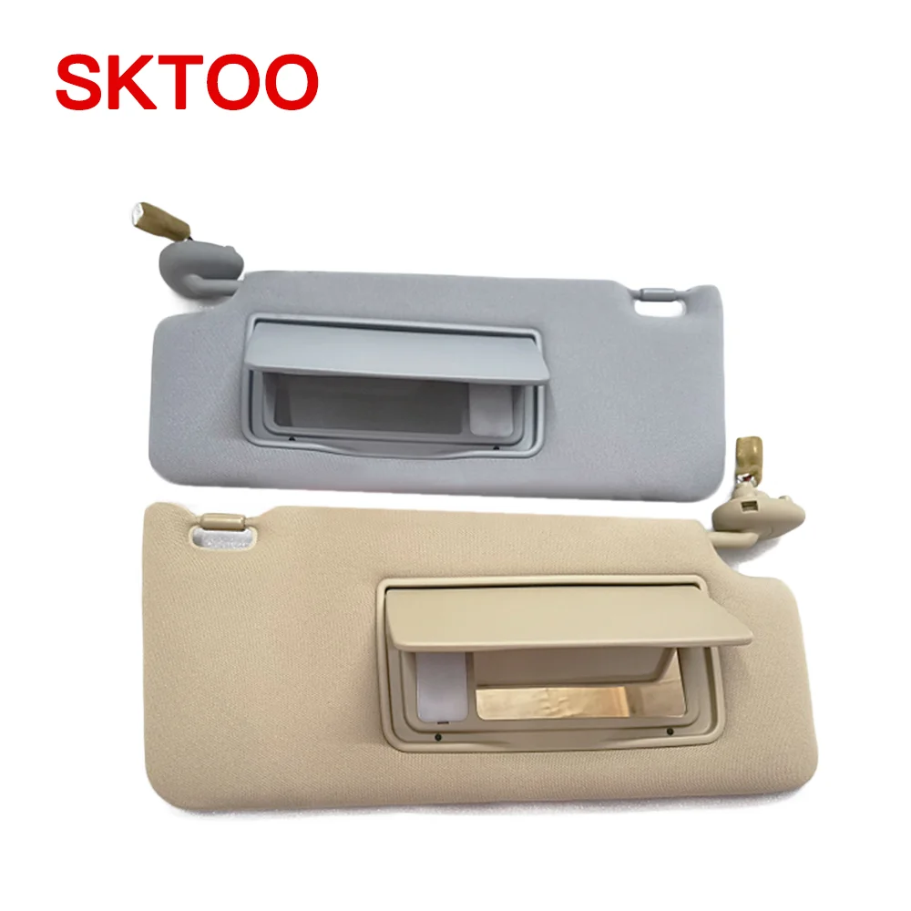 

SKTOO For Honda Accord 2008 2009 2010 2011 Sunvisor Sunshade Sun Shield with makeup mirror Beige Gray Color