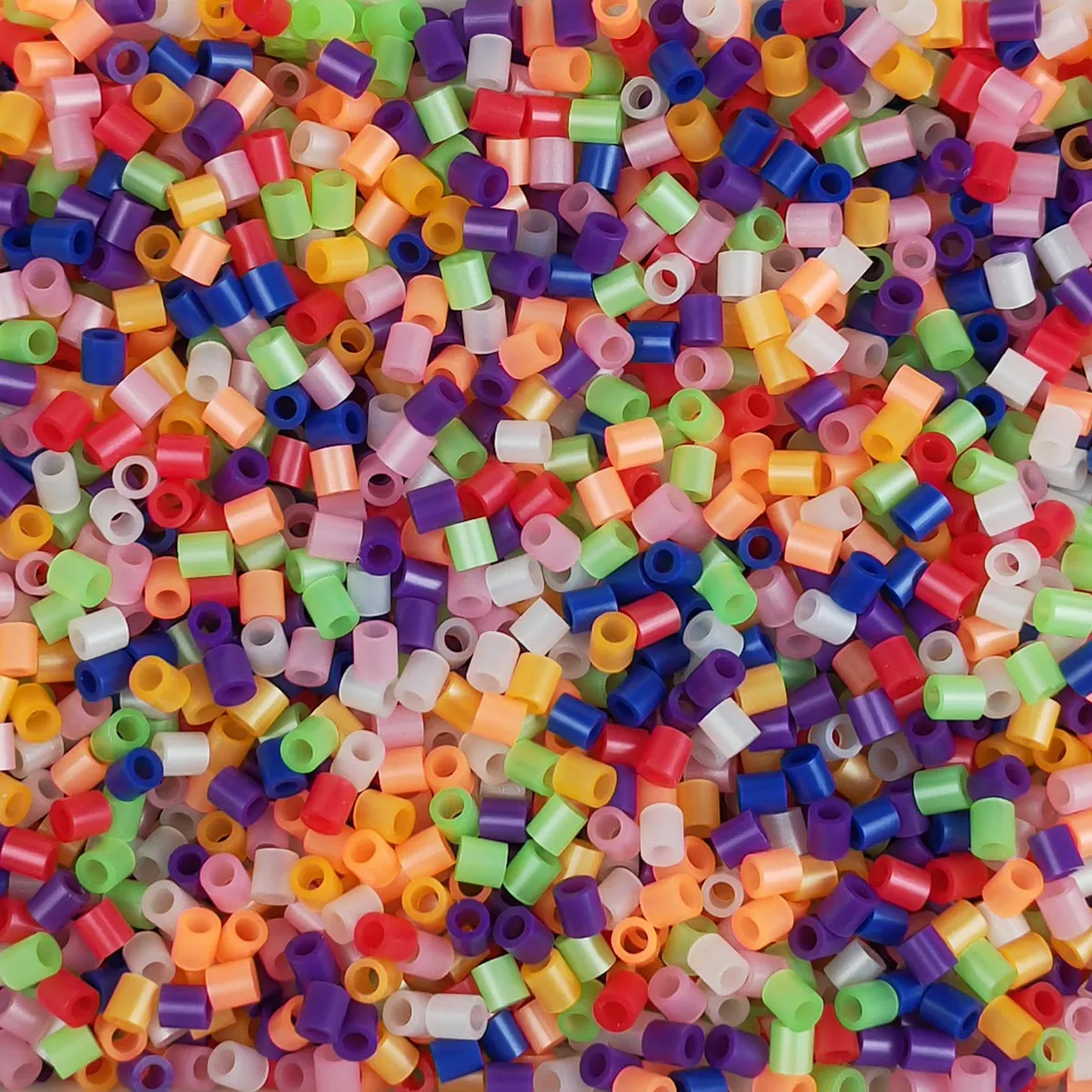 5MM Pixel Puzzle Iron Beads 6000PCs Pearl Colors With Pegboard for kids Hama Beads Diy High Quality Handmade Gift toy