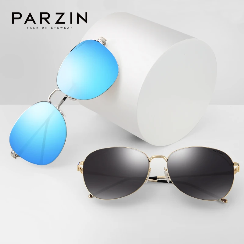 PARZIN Nylon Sunglasses Women Summer Travel Outdoor Sun Glasses Men Designer Vintage Sports UV400 Eyewear Gafas De Sol Mujer