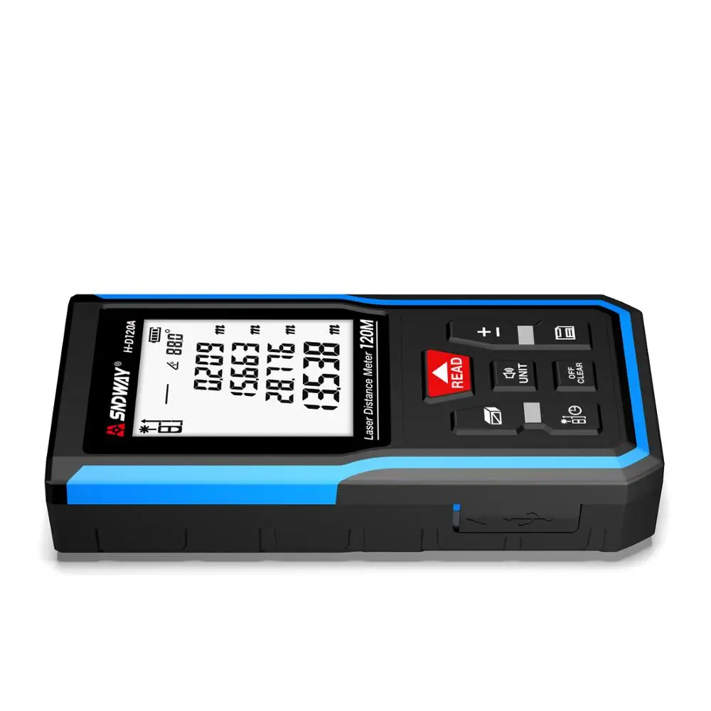 SNDWAY misuratore di distanza Laser telemetro digitale telemetro strumenti di misura del nastro Laser Trena righello di misurazione dell'angolo della pagoda