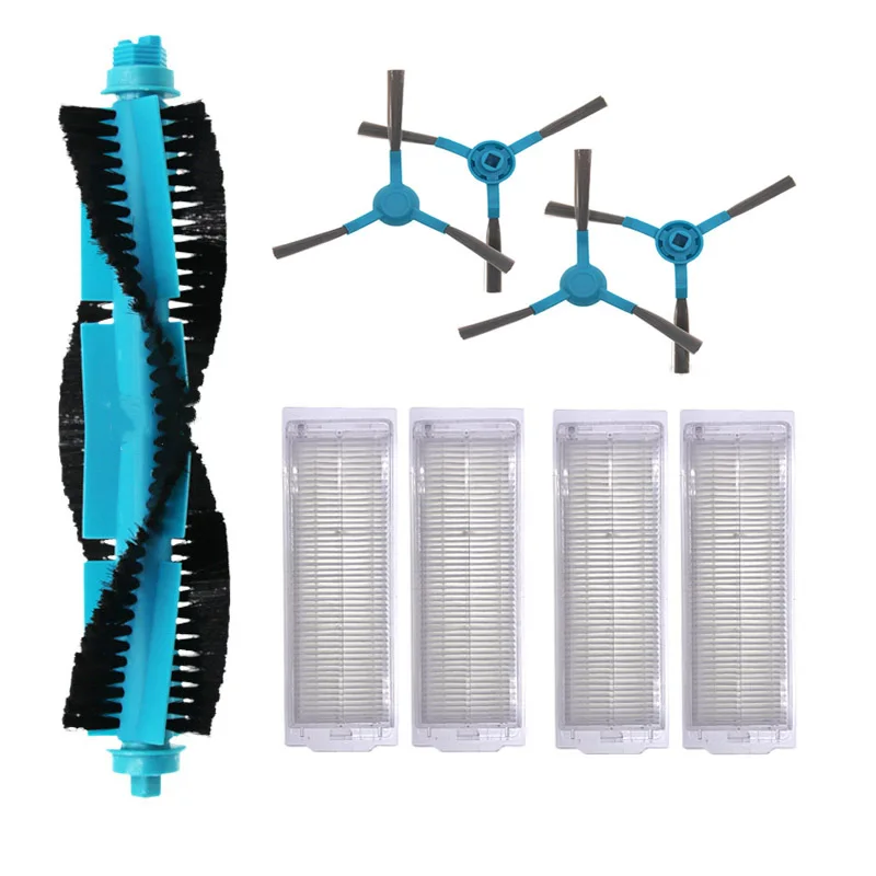 Sikat utama baru sikat samping Filter Hepa kain pel untuk xiaomi Robot STYJ02YM Conga 3490 Viomi V2 PRO V3 SE bagian vakum V-RVCLM