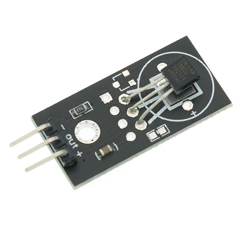 10pcs DS18B20 sensore di rilevamento della scheda del modulo di misurazione della temperatura dell'uscita del segnale digitale per Arduino