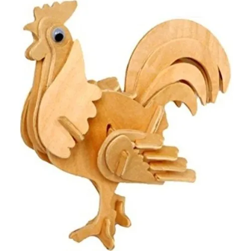 Go Import 3D Wooden Puzzle-Cock