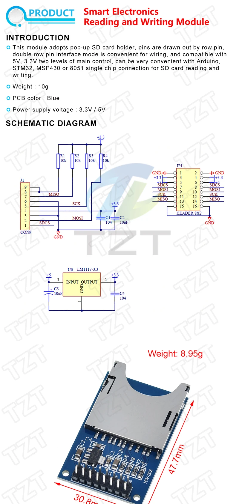 Für Arduino 45 Arten von Sensoren Digitaler Temperatur-Feuchtigkeits-RGB-LED-Boden-Buzzer-Ton-Ultraschall-Regentropfen-Sensormodul DHT11 – Detail 33