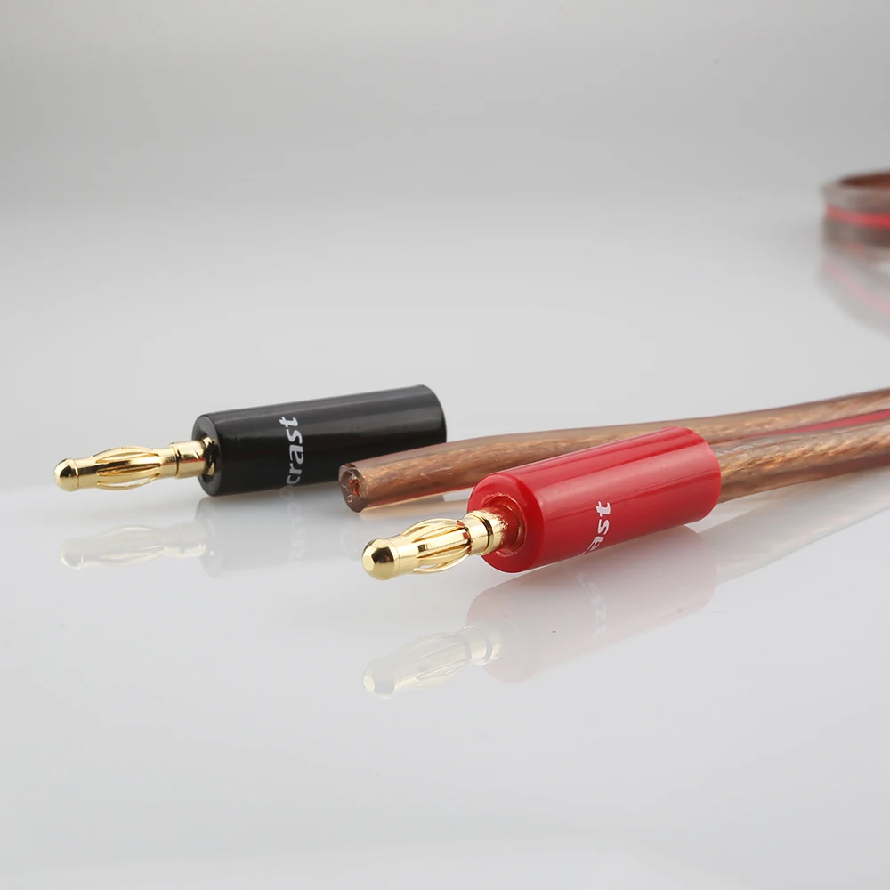 Hochwertiger B837G Bananenstecker Audiocrast 24k Vergoldeter 4mm Bananenstecker Hifi-Lautsprecherkabel-Verbinder – Detail 3