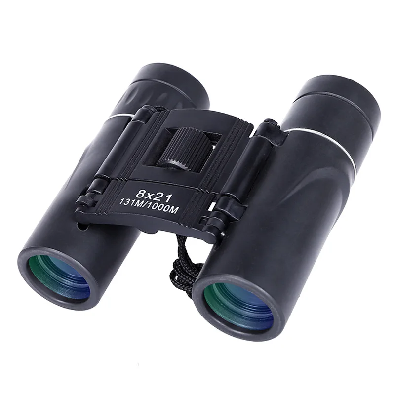 8x21 Portable Folding HD Mini Outdoor Children Student Binoculars Camping & Hiking Camp Equipment High Quality Accesorios