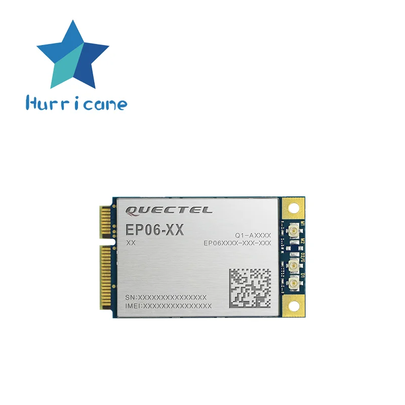 

Quectel EP06-A Cat-6 module 300Mbps downlink and 50Mbps B2/B4/B5/B7/B12/B13/B25/B26/B29/B30/B66