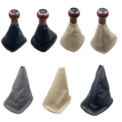 Per VW Passat B5 b5.5 1997 1998 1999 2000 2001 2002 2003 2004 2005 Auto-Styling 5/6 Velocità Pomello Del Cambio PU Boot custodia in pelle