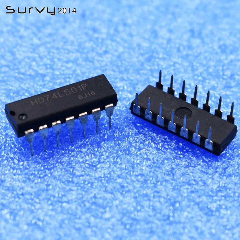 5/10PCS HD74LS01P 14PINS 74LS01 HIGH QUALITY IC diy electronics