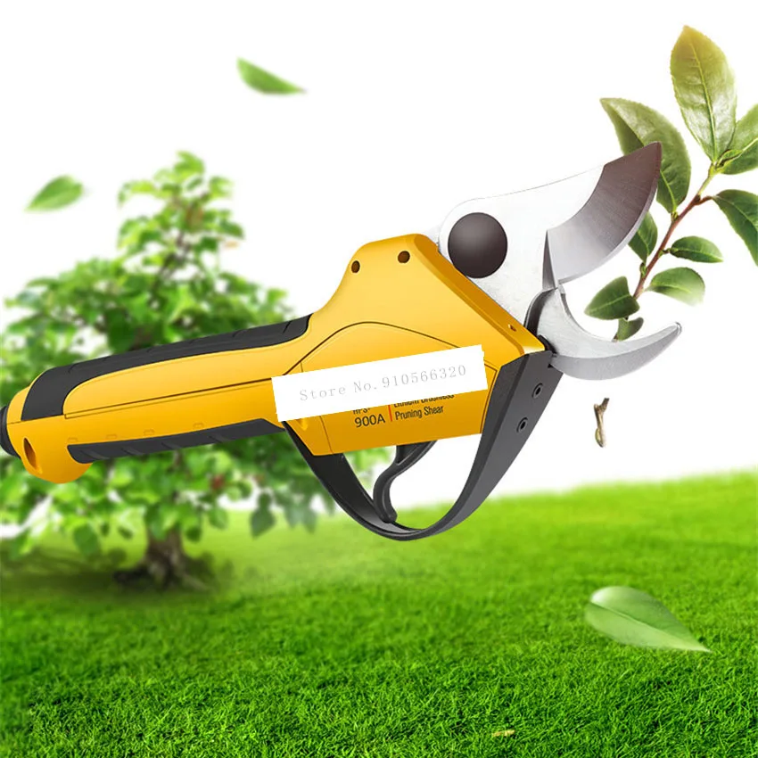 New HPS-900A Electric Pruning Shears 3.5cm Tree Branches Garden 36V 4Ah Lithium Rechargeable Scissors Fruit Tree Pruning Shears