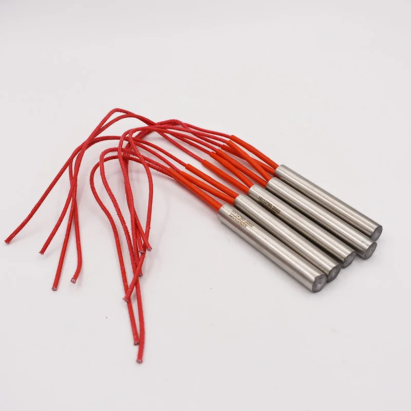 Stainless Steel 8x40mm Cartridge Heater 8mm Tube Diameter 24V/36V/110V/220V/380V 80W Single End Electric Heater Element