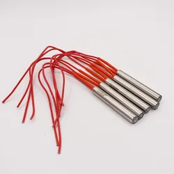 Stainless Steel 8x40mm Cartridge Heater 8mm Tube Diameter 24V/36V/110V/220V/380V 80W Single End Electric Heater Element