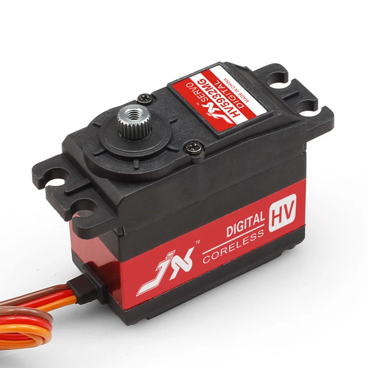 

JX HV5932MG/HV5932MG-180/360 digital coreless servo with metal gear 30KG 8.4V