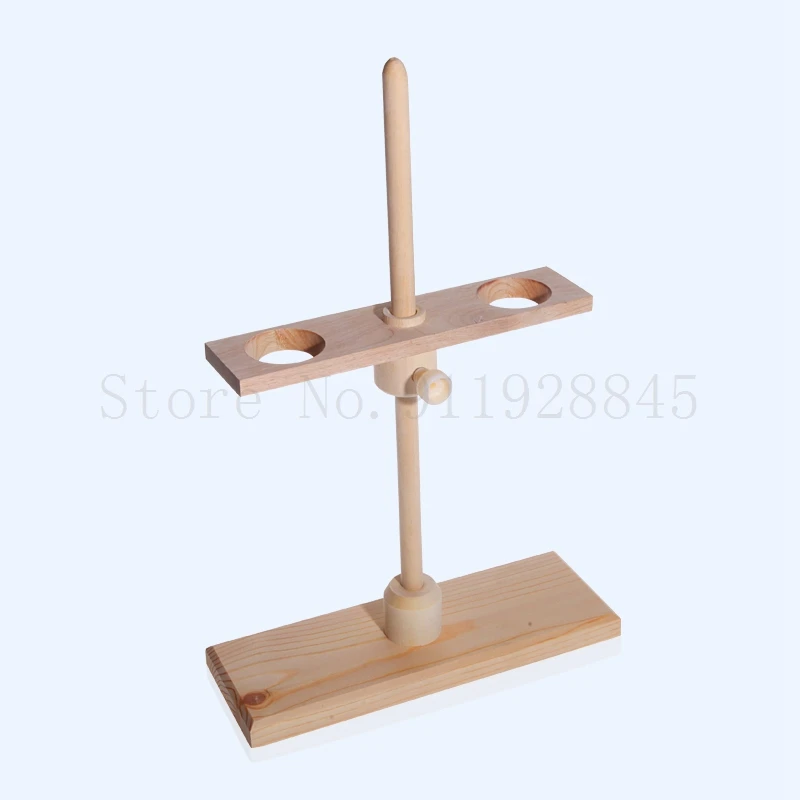 1PCS Wooden 2holes or 4holes Pore size 25mm Funnel Stand Support Rack Lab Supplies