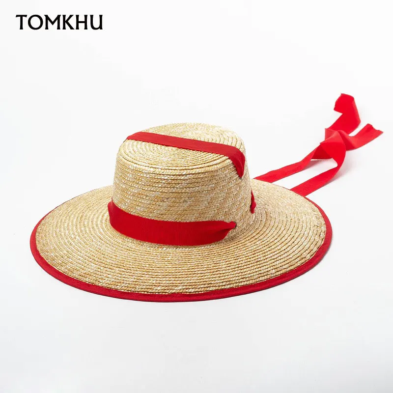 

Quality Sun Hats for Women Floppy Wide Brim Beach Hats UV UPF 50+ Protection Straw Cap Black Ribbon Kuntucky Derby Holiday Caps